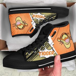 Tigger Sneakers Winnie The Pooh Friend High Top Shoes Fan-Gearsnkrs
