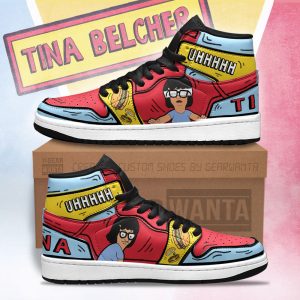 Tina Bob's Burger J1 Shoes Custom For Cartoon Fans Sneakers TT13 1 - PerfectIvy