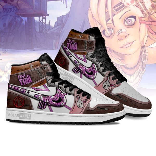 Tiny Tina Weapon Borderlands J1 Shoes Custom For Fans Sneakers Mn04 3 - Perfectivy