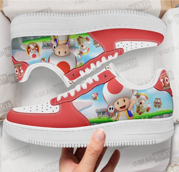 Toad Super Mario Air Sneakers Custom For Gamer Shoes 1 - Perfectivy