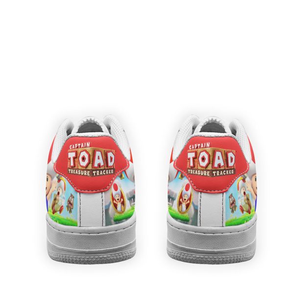 Toad Super Mario Air Sneakers Custom For Gamer Shoes 4 - Perfectivy