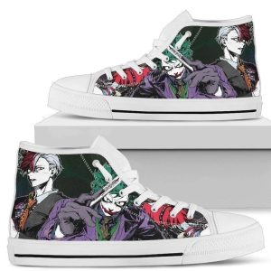 Todoroki Joker Sneakers High Top My Hero Academia Anime NH09-Gearsnkrs