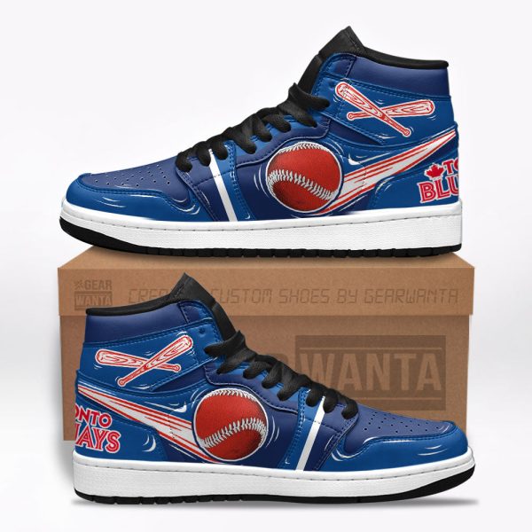 Toronto Blue Jays J1 Shoes Custom For Fans Sneakers Tt13-Gearsnkrs