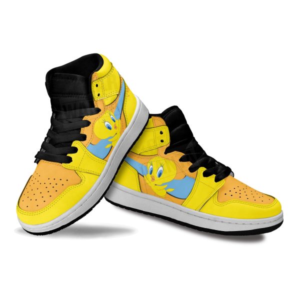 Tweety Kid Sneakers Custom For Kids 3 - Perfectivy
