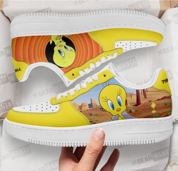 Tweety Looney Tunes Custom Air Sneakers Qd14 2 - Perfectivy