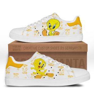 Tweety Skate Shoes Custom Looney Tunes Cartoon Shoes-Gear Wanta