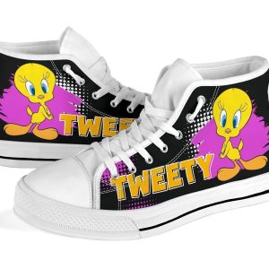 Tweety High Top Shoes Looney Tunes Fan-Gearsnkrs