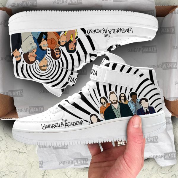 Umbrella Academy Air Mid Shoes Custom Sneakers Fans-Gearsnkrs