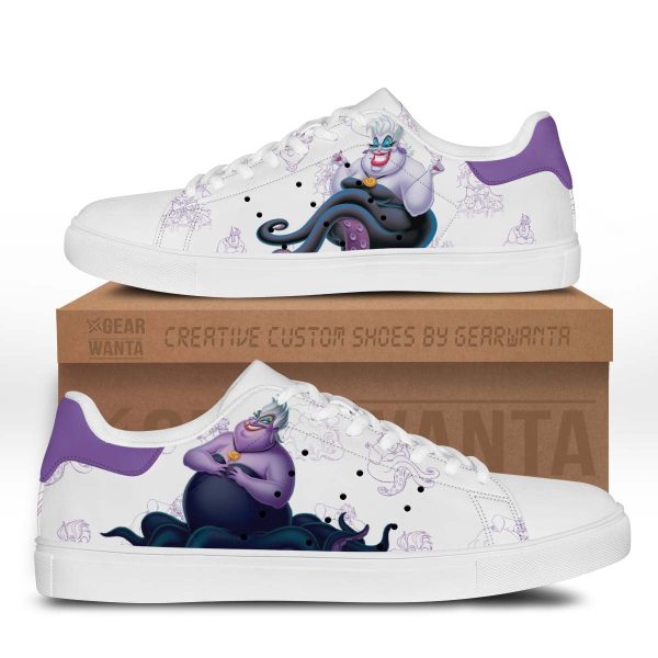 Ursula Skate Shoes Custom The Little Mermaid Cartoon Shoes-Gearsnkrs