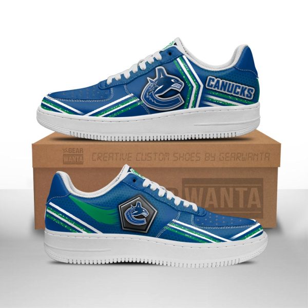 Vancouver Canucks Air Sneakers Custom Force Shoes For Fans-Gearsnkrs