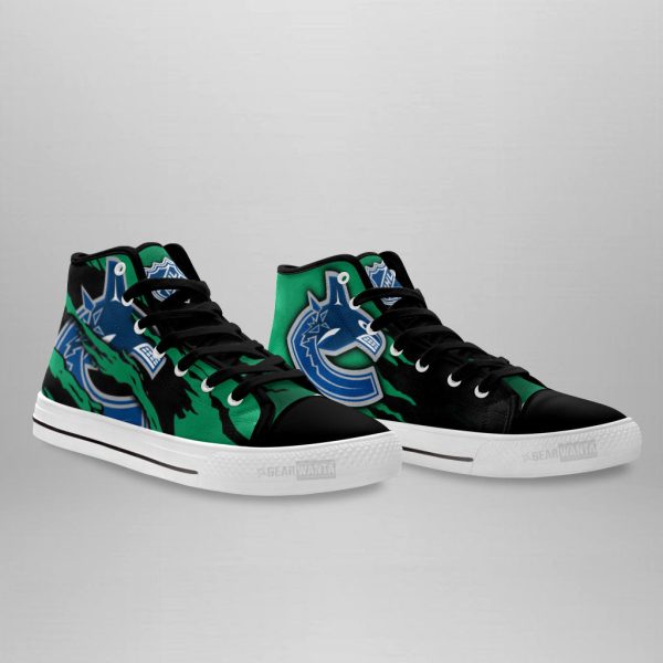 Vancouver Canucks Shoes Custom High Top Sneakers For Fans-Gearsnkrs
