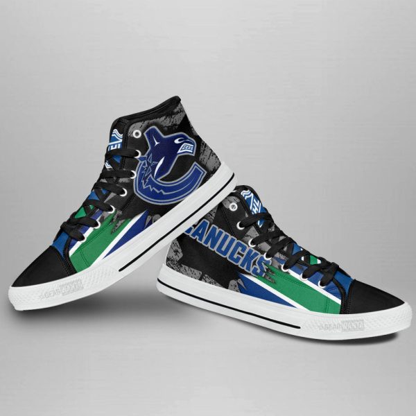 Vancouver Canucks High Top Shoes Custom Canadian Maple Sneakers-Gearsnkrs