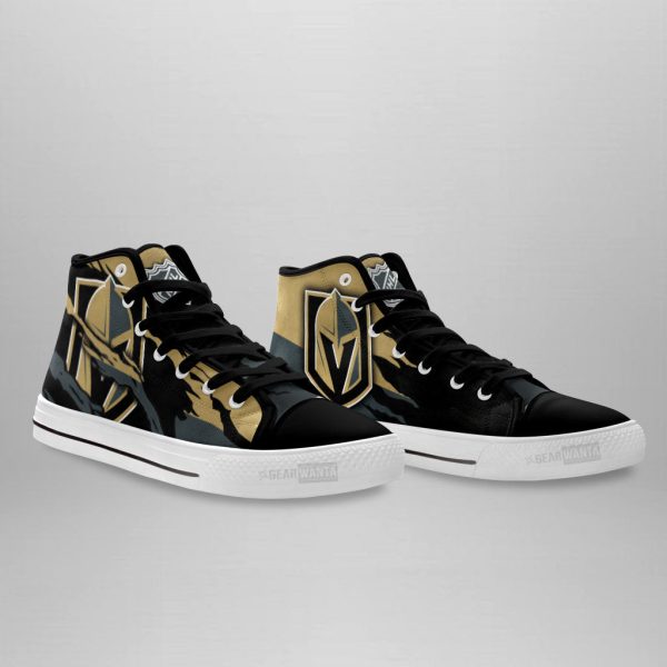 Vegas Golden Knights Shoes Custom High Top Sneakers For Fans-Gearsnkrs