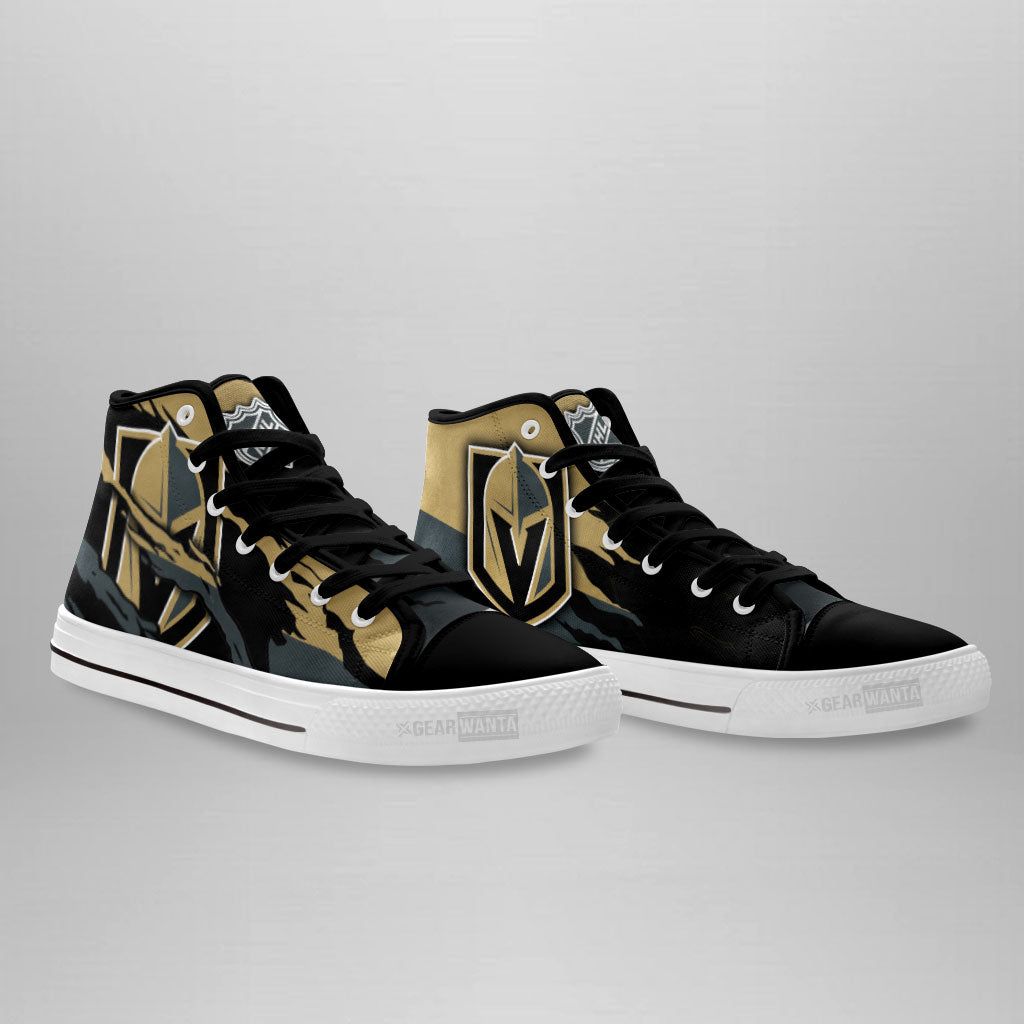 Vegas Golden Knights Custom Lips Air Force Shoes For Fans