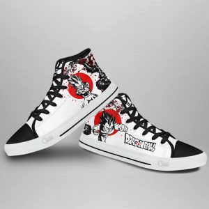 Vegeta High Top Shoes Custom Dragon Ball Anime Sneakers Japan Style-Gearsnkrs