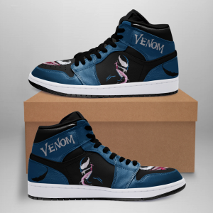 Venom Dark Blue JD Sneakers Custom Shoes 2 - PerfectIvy
