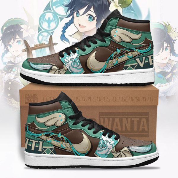 Venti Sw Genshin Impact J1 Shoes Custom For Fans Sneakers Tt19 1 - Perfectivy