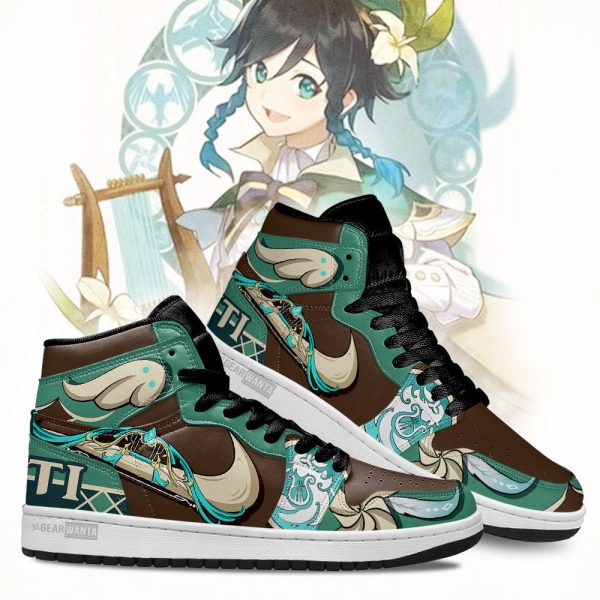 Venti Sw Genshin Impact J1 Shoes Custom For Fans Sneakers Tt19 3 - Perfectivy