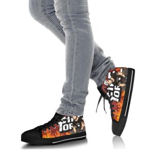 Vulcan Joseph Fire Force Sneakers Anime High Top Shoes Fan-Gearsnkrs
