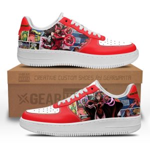 Wanda Maximoff Air Sneakers Custom Superhero Comic Shoes 2 - PerfectIvy