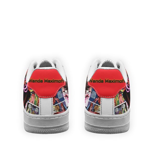 Wanda Maximoff Air Sneakers Custom Superhero Comic Shoes 3 - Perfectivy