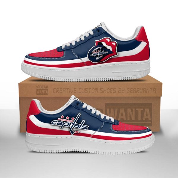 Washington Capitals Air Sneakers Custom Force Shoes Sexy Lips For Fans-Gearsnkrs