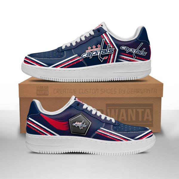 Washington Capitals Air Sneakers Custom Force Shoes For Fans-Gearsnkrs