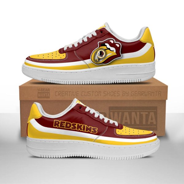 Washington Redskins Air Sneakers Custom Force Shoes Sexy Lips For Fans-Gearsnkrs
