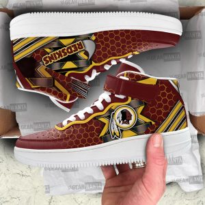 Washington Redskins Sneakers Custom Air Mid Shoes For Fans-Gearsnkrs