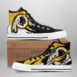 Washington Redskins Shoes Custom High Top Sneakers For Fans-Gearsnkrs