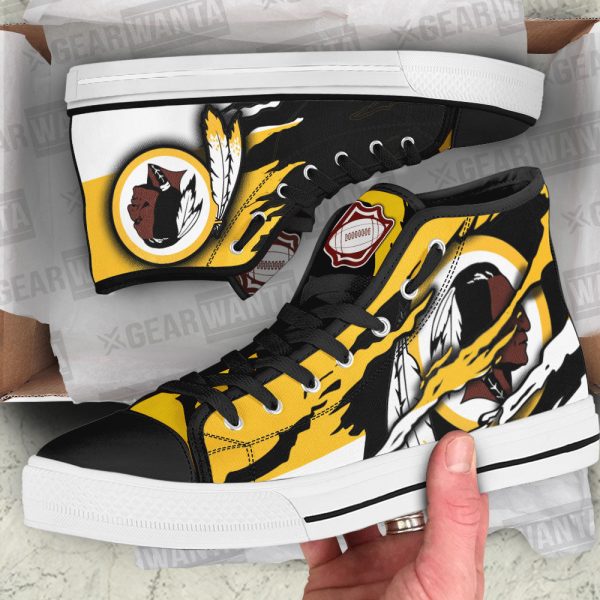Washington Redskins Shoes Custom High Top Sneakers For Fans-Gearsnkrs