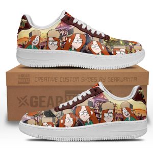 Wendy Gravity Falls Air Sneakers Custom Cartoon Shoes 2 - PerfectIvy