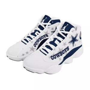 White Dallas Cowboys Sneakers Custom Shoes Gift For Fan-Gear Wanta