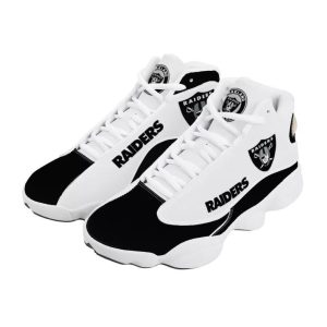 White Las Vegas Raiders Sneakers Custom Shoes Great Gift For Fan-Gear Wanta
