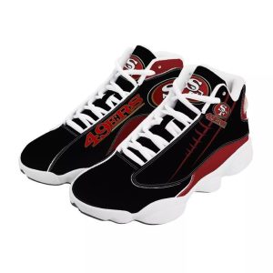 White SF 49ers Sneakers Custom Shoes For Fans-Gear Wanta