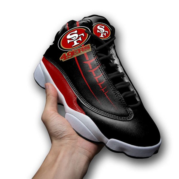 White Sf 49Ers Sneakers Custom Shoes For Fans-Gearsnkrs
