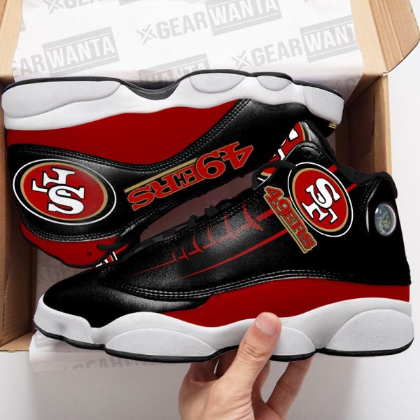 White Sf 49Ers Sneakers Custom Shoes For Fans-Gearsnkrs