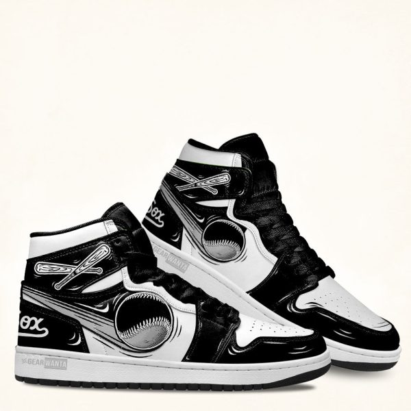 White Socks J1 Shoes Custom For Fans Sneakers Tt13-Gearsnkrs
