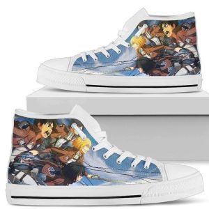 Wing Of Freedom Team Attack On Titan Sneakers Shoes NH09-Gearsnkrs