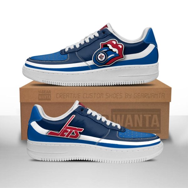 Winnipeg Jets Air Sneakers Custom Force Shoes Sexy Lips For Fans-Gearsnkrs