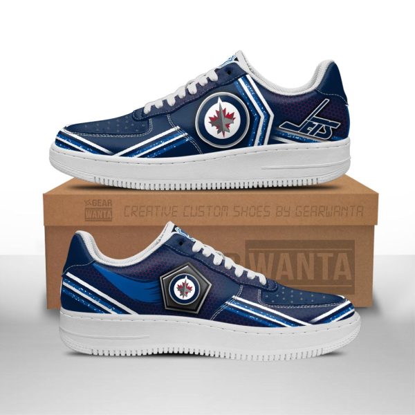 Winnipeg Jets Air Sneakers Custom Force Shoes For Fans-Gearsnkrs