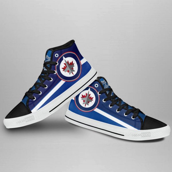 Winnipeg Jets Custom Sneakers For Fans-Gearsnkrs