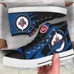 Winnipeg Jets Shoes Custom High Top Sneakers For Fans-Gearsnkrs