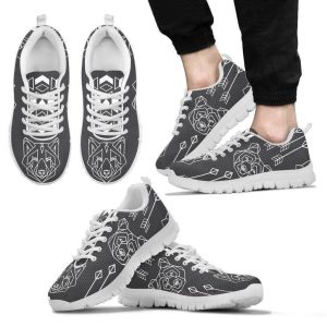 Wolf Graphic Sneakers For Men Women Kid Wolf Lover-Gearsnkrs
