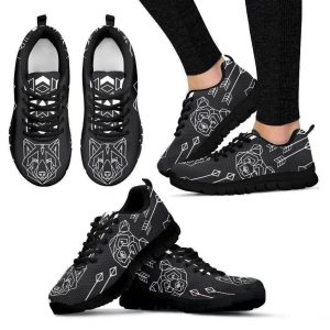 Wolf Graphic Sneakers For Men Women Kid Wolf Lover-Gearsnkrs