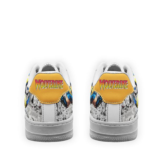 Wolverine Air Sneakers Custom Superhero Comic Shoes 4 - Perfectivy
