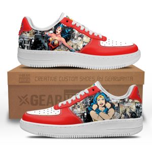 Wonder Woman Air Sneakers Custom Superhero Comic Shoes 2 - PerfectIvy