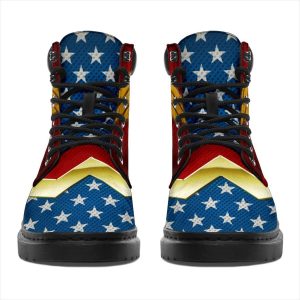 Wonder Woman Boots Shoes Custom Idea-Gearsnkrs