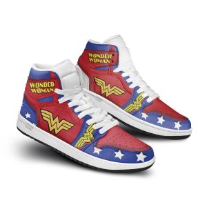 Wonder Woman Air J1 Shoes Custom Superhero JD Sneakers 2 - PerfectIvy