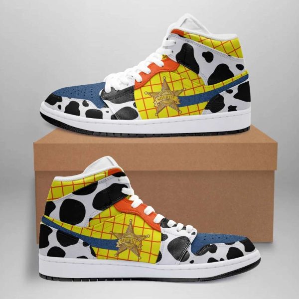 Sheriff Woody Jd Sneakers Custom For Toy Story Fans 2 - Perfectivy